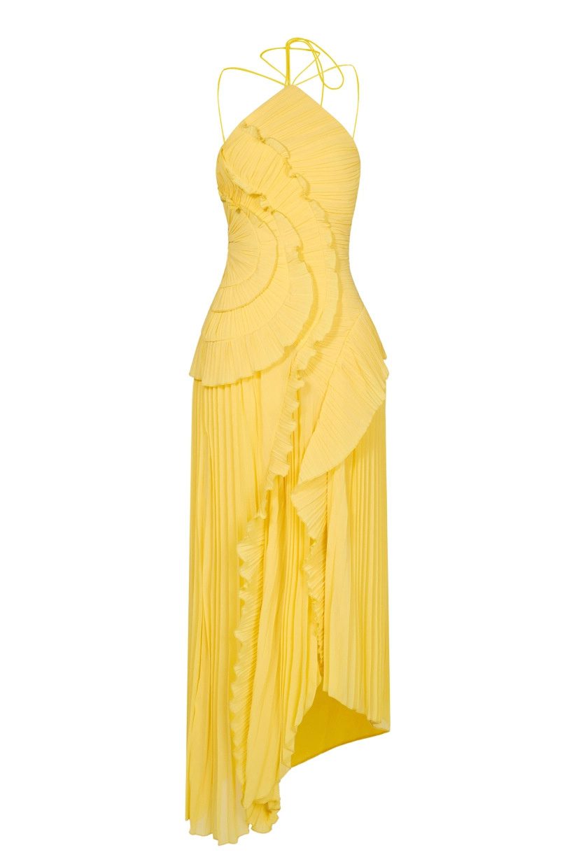 Womens New Fashion Strapless Sexy Backless Slit Tassel Elegant Dress - Image 6