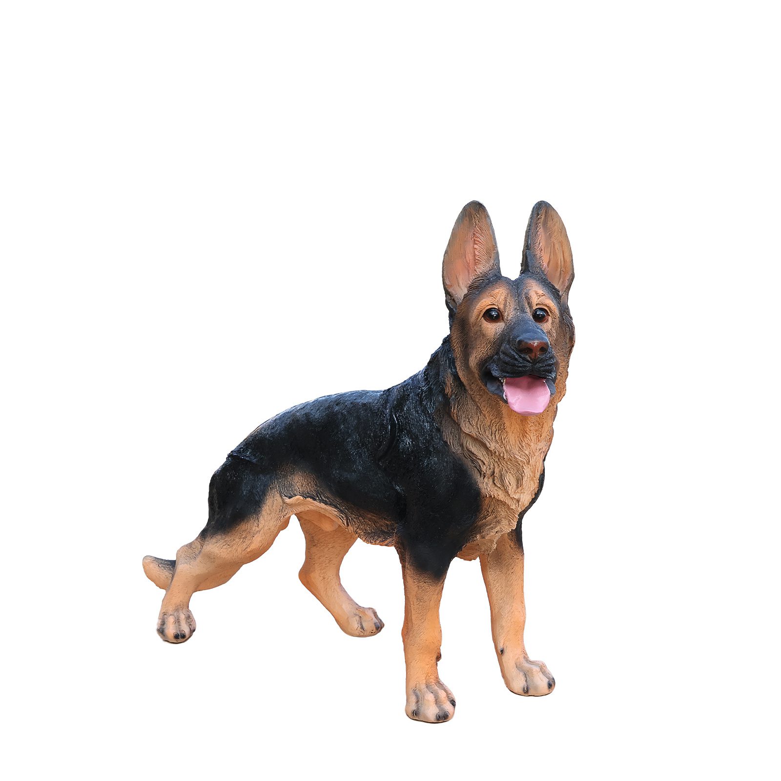 Outdoor German shepherd Dog Statue Greeter Garden Decor – Cute Puppy Sculpture for Yard Porch New Year Gift - Image 5