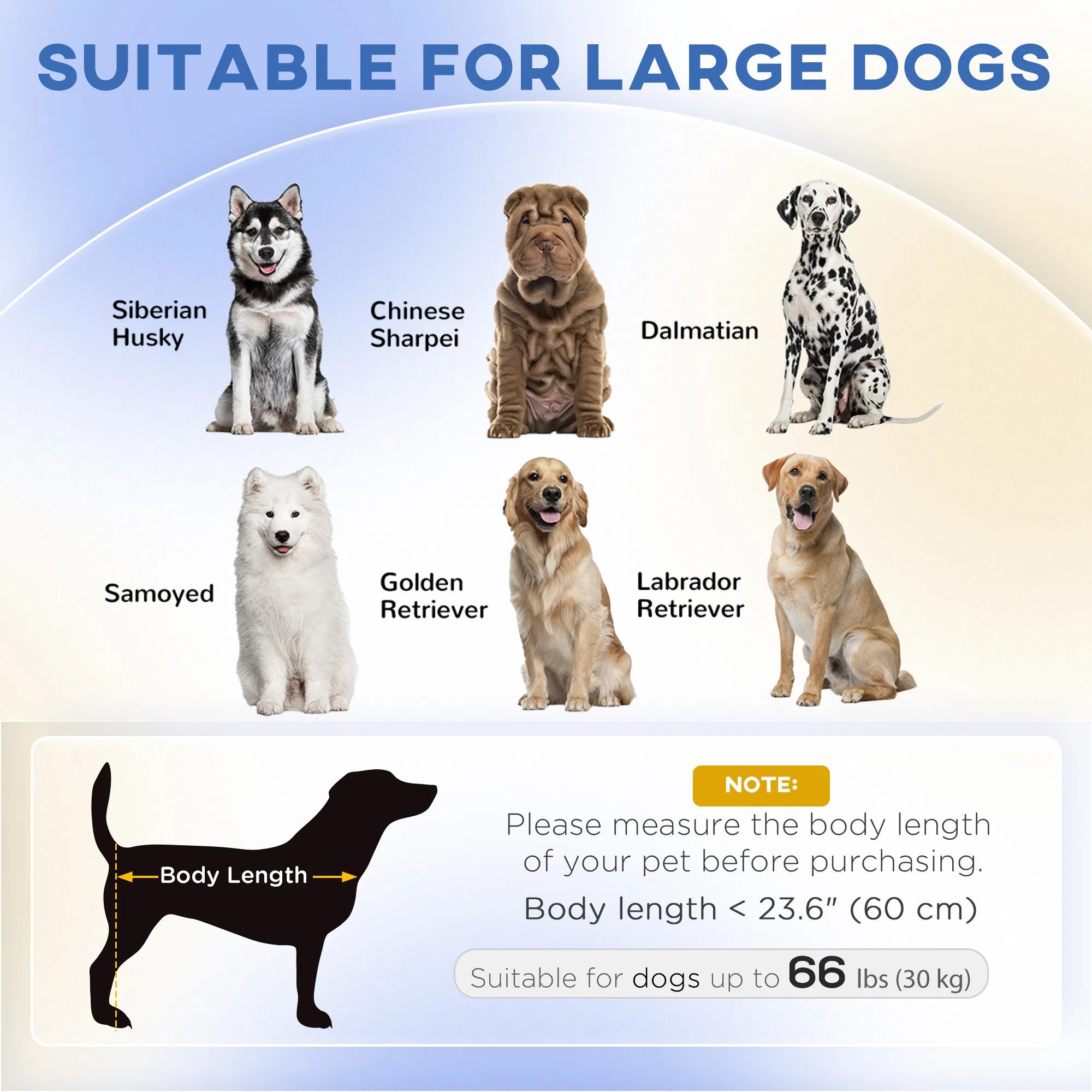 Dog Sofa for Large Dogs with Washable Cover, Anti-slip Foot Pads, Dark Grey - Image 3