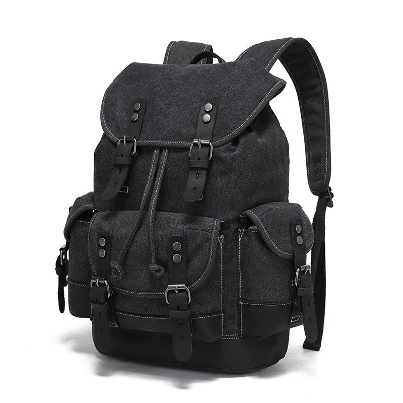 Wear-resistant canvas backpack - Image 7