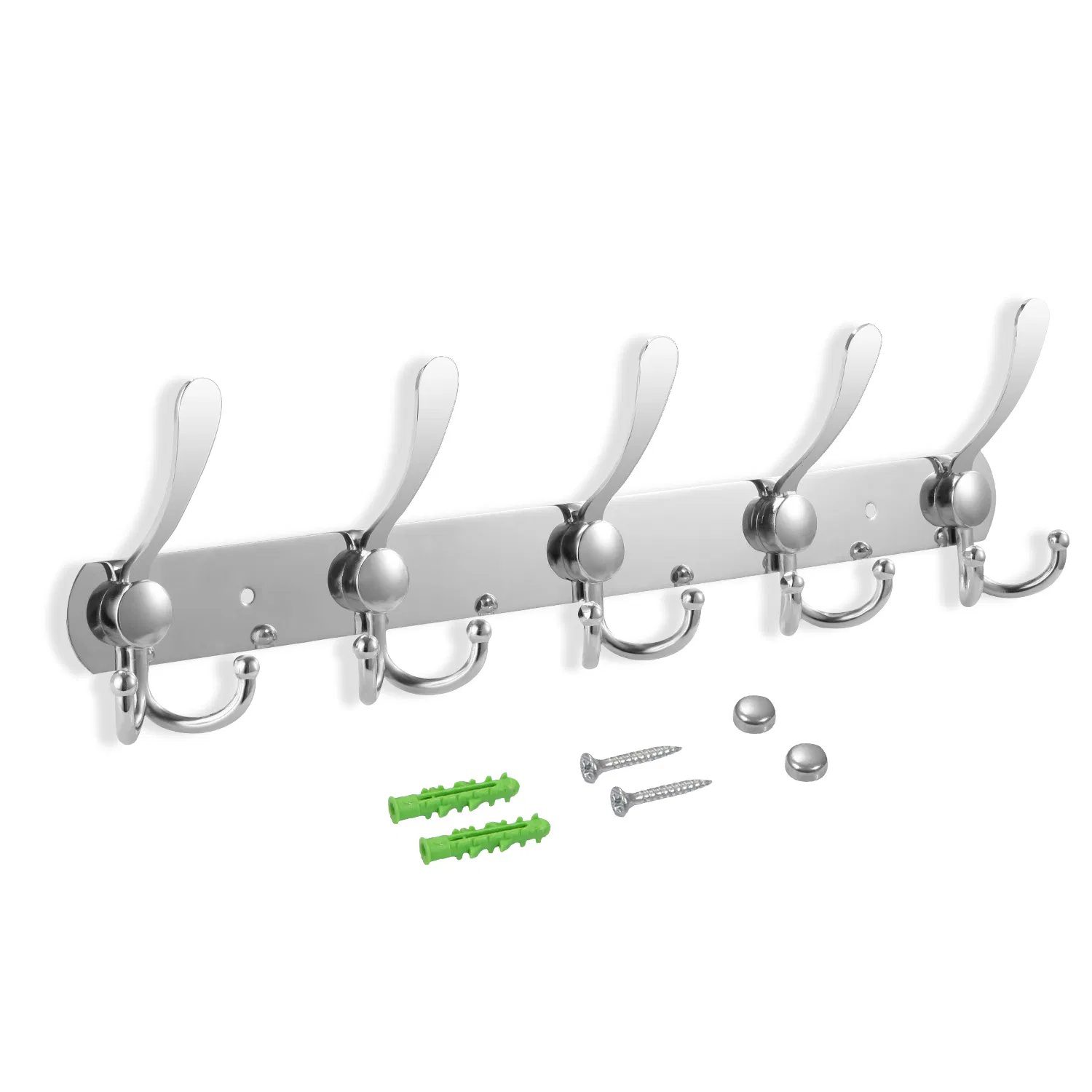 Wall Mount Coat Hook 15 Hooks Stainless Steel Clothes Hangers Rack Robe Hat Towels Hook Coat Rack Hook - Image 4