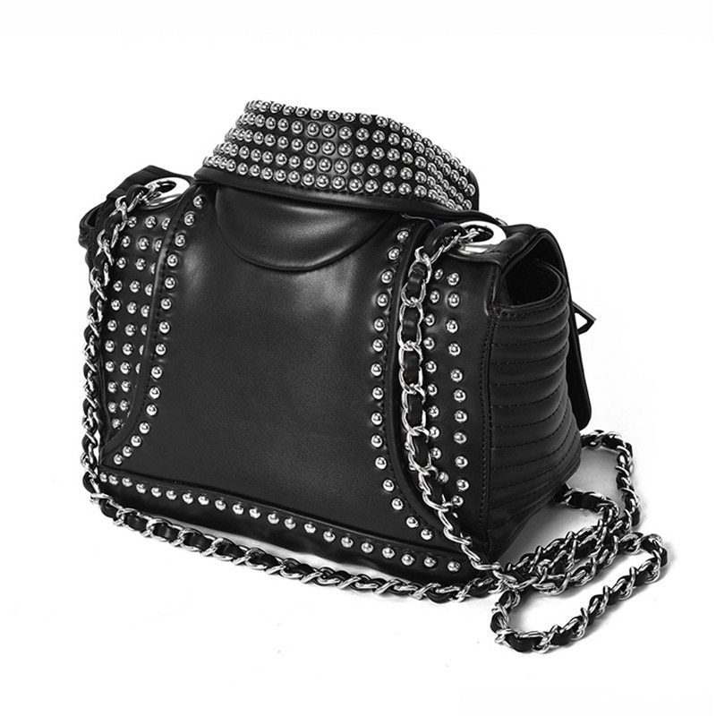 Summer Female Bag Personalized Clothes Bag Rivet Bag - Image 3