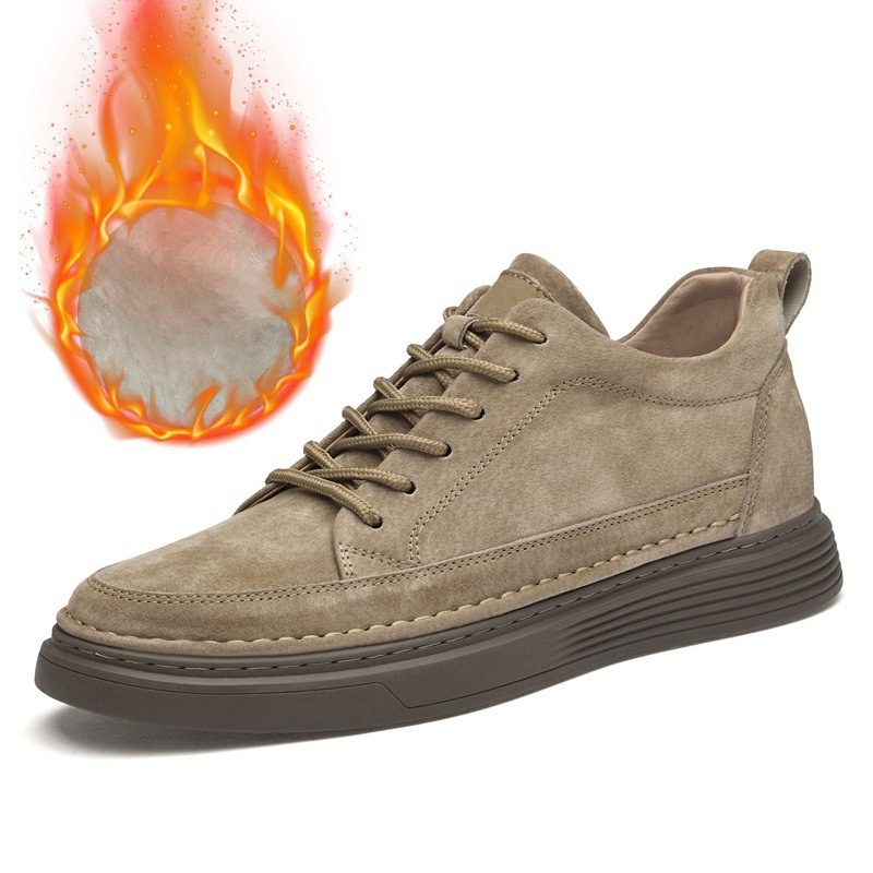 Plus Size Fleece-lined Inner Height Increasing Board Shoes Male - Image 7