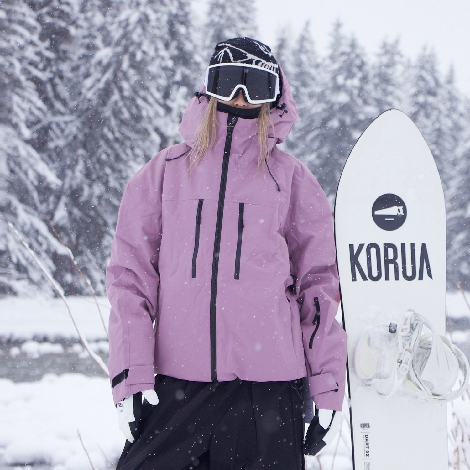 Waterproof And Moisture Permeable Full Pressure Glue Snowboard Clothing - Image 2