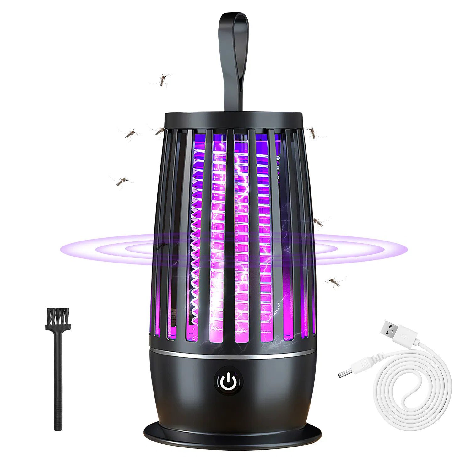 Rechargeable Mosquito Killer Lamp Bug Zapper with Night Light Strap Mosquito Catcher with Max 1615Square Feet Range UV Light for Indoor Outdoor - Image 10