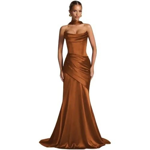 Tube-top, Figure-hugging Mermaid-style Elegant Gown - Image 8