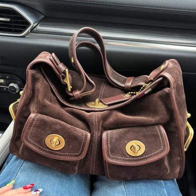 Retro Minimalist Versatile Womens Commuter Shoulder Bag With Multiple Pockets