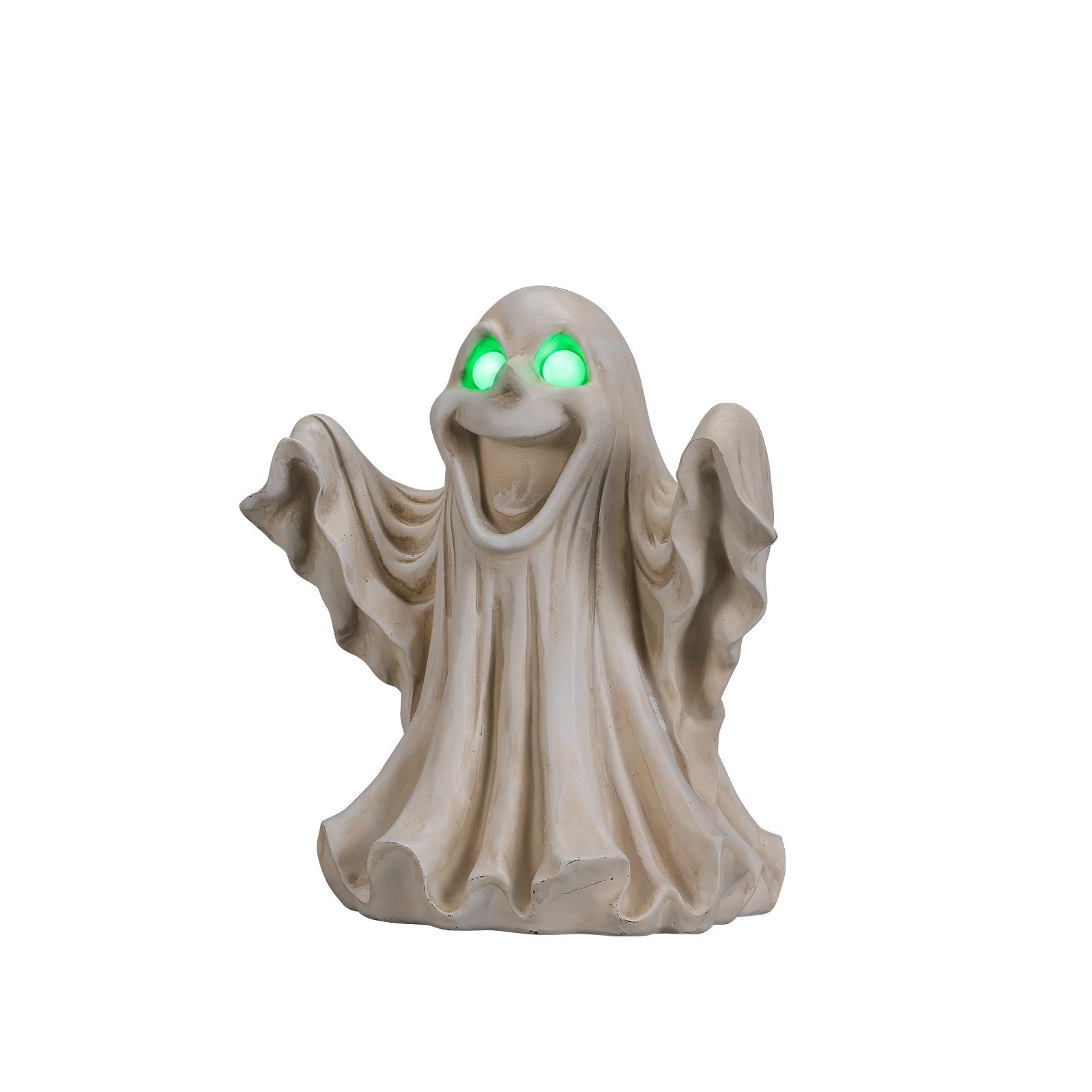 Halloween Ghost Figurine - LED Light Up with Glowing Eyes - Image 9