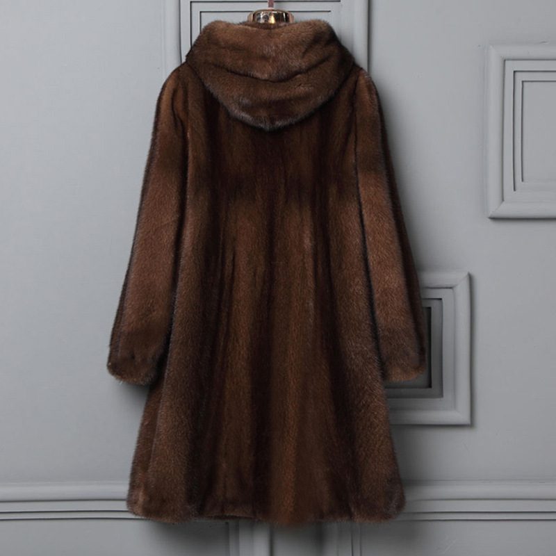 Autumn And Winter New Fur Hooded Casual Coat - Image 2