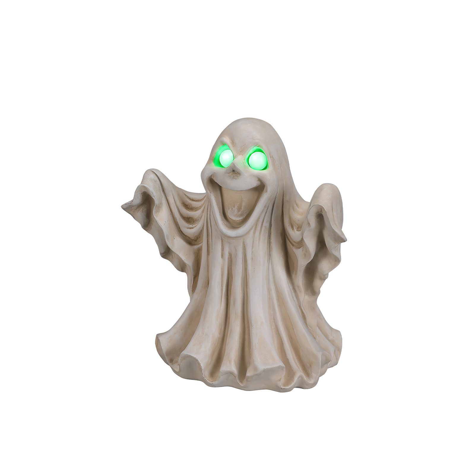Halloween Ghost Figurine - LED Light Up with Glowing Eyes - Image 6