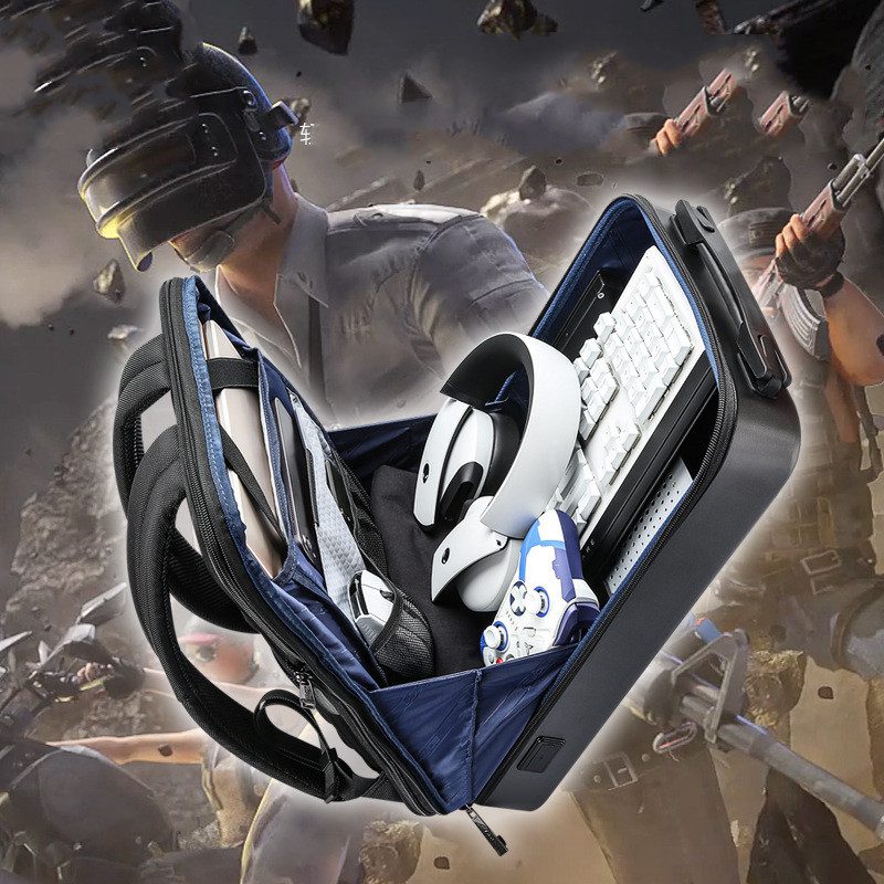 Gaming Backpack Pc Hard Shell Shoulder Computer - Image 4