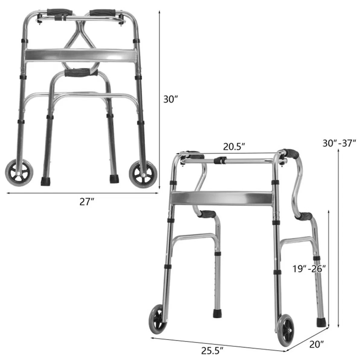 Grey walking aid foldable - Image 3