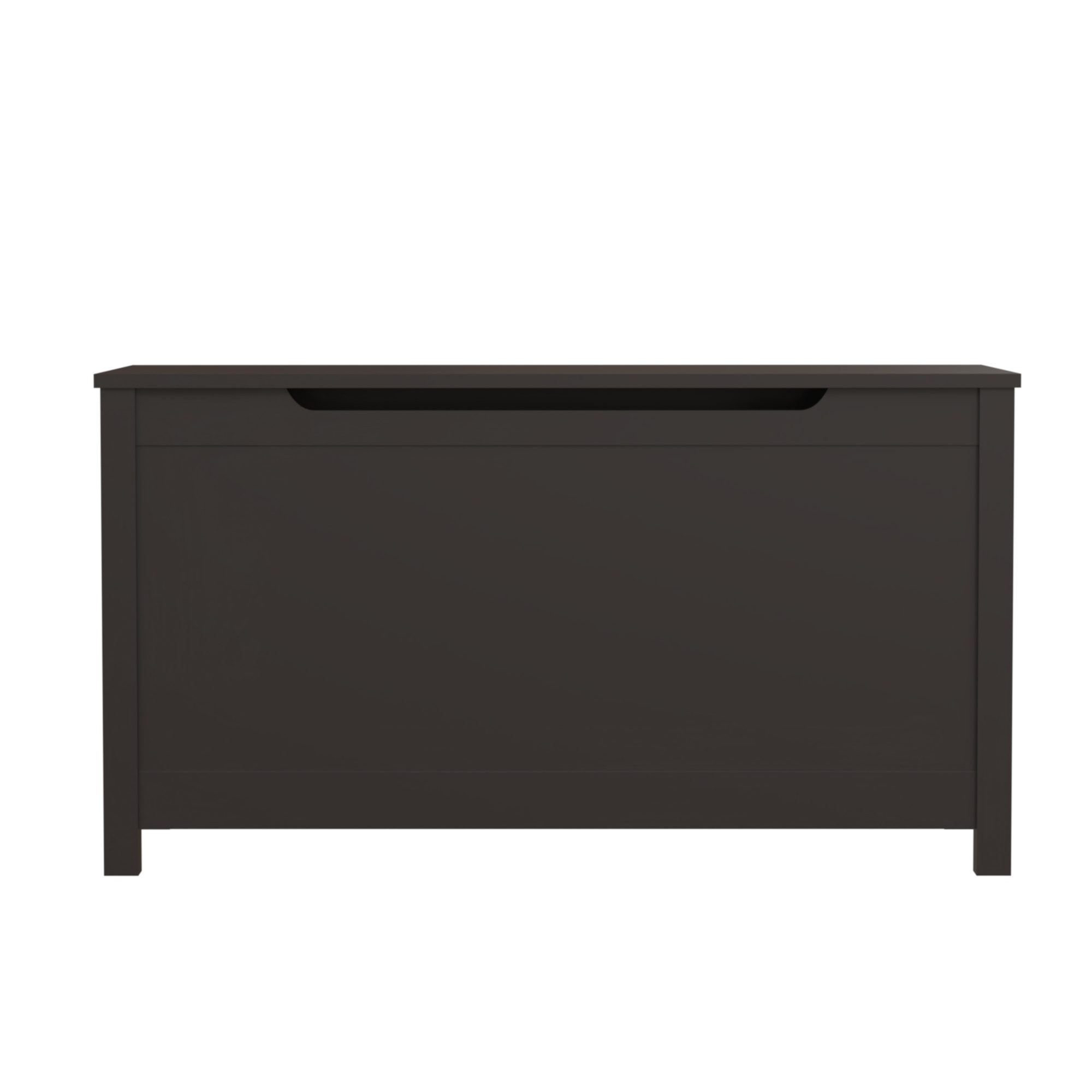 Kids Wooden Toy Box Storage With Safety Hinged Lid For Ages 3 - Image 5