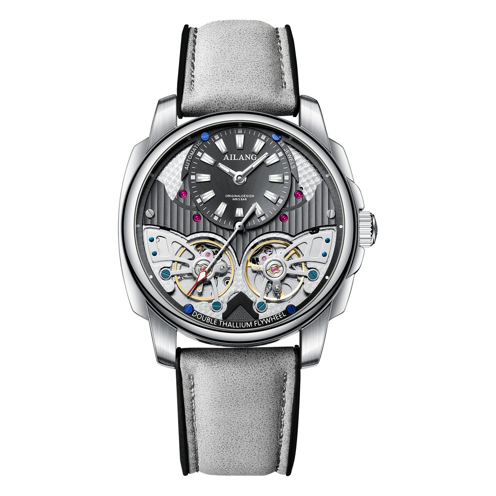 Automatic Mechanical Double Tourbillon Men's Watch - Image 4