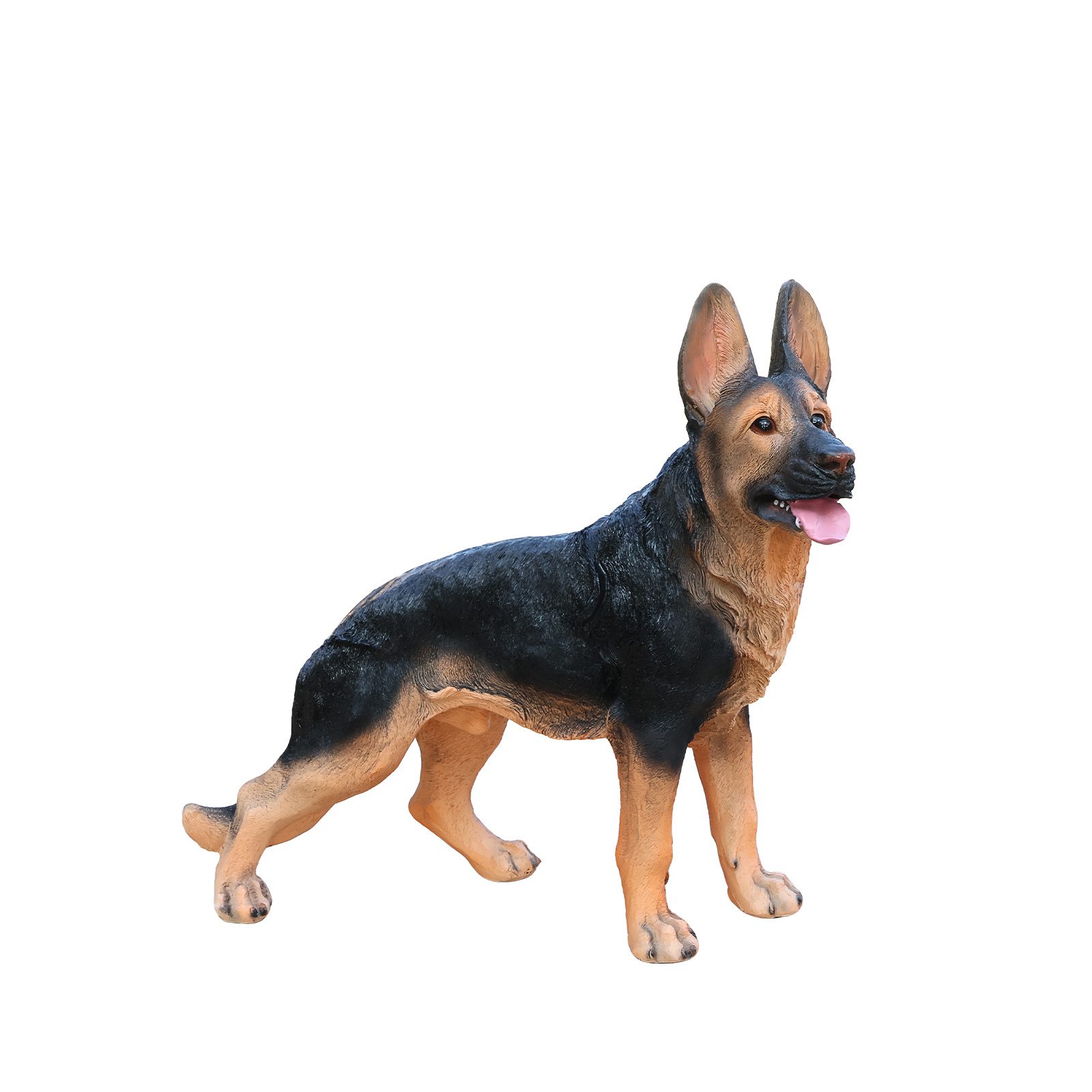 Outdoor German shepherd Dog Statue Greeter Garden Decor – Cute Puppy Sculpture for Yard Porch New Year Gift - Image 6