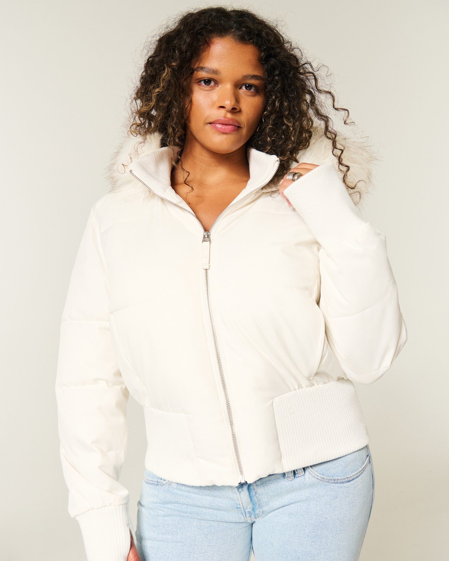 Casual Style Thermal Cotton-padded Coat - Image 7