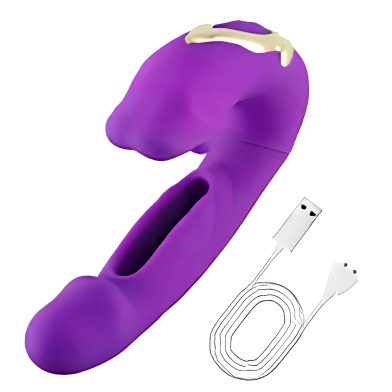 Vibration rod add-type vibrator sex toy - Vibrating rod fake penis female sex toy. Used for women for addive self-pleasure adult toy, rose-colored sex toy.