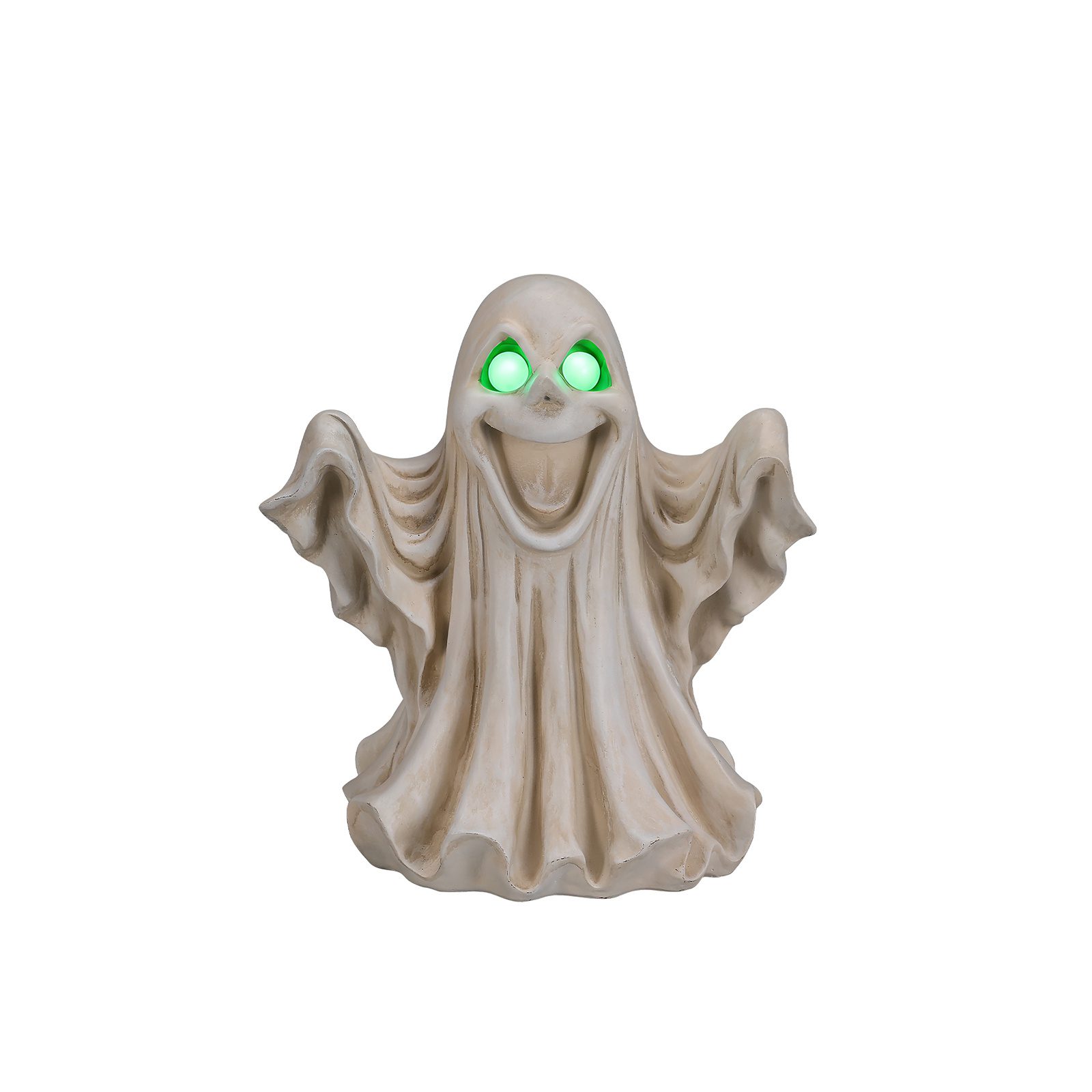 Halloween Ghost Figurine - LED Light Up with Glowing Eyes - Image 8