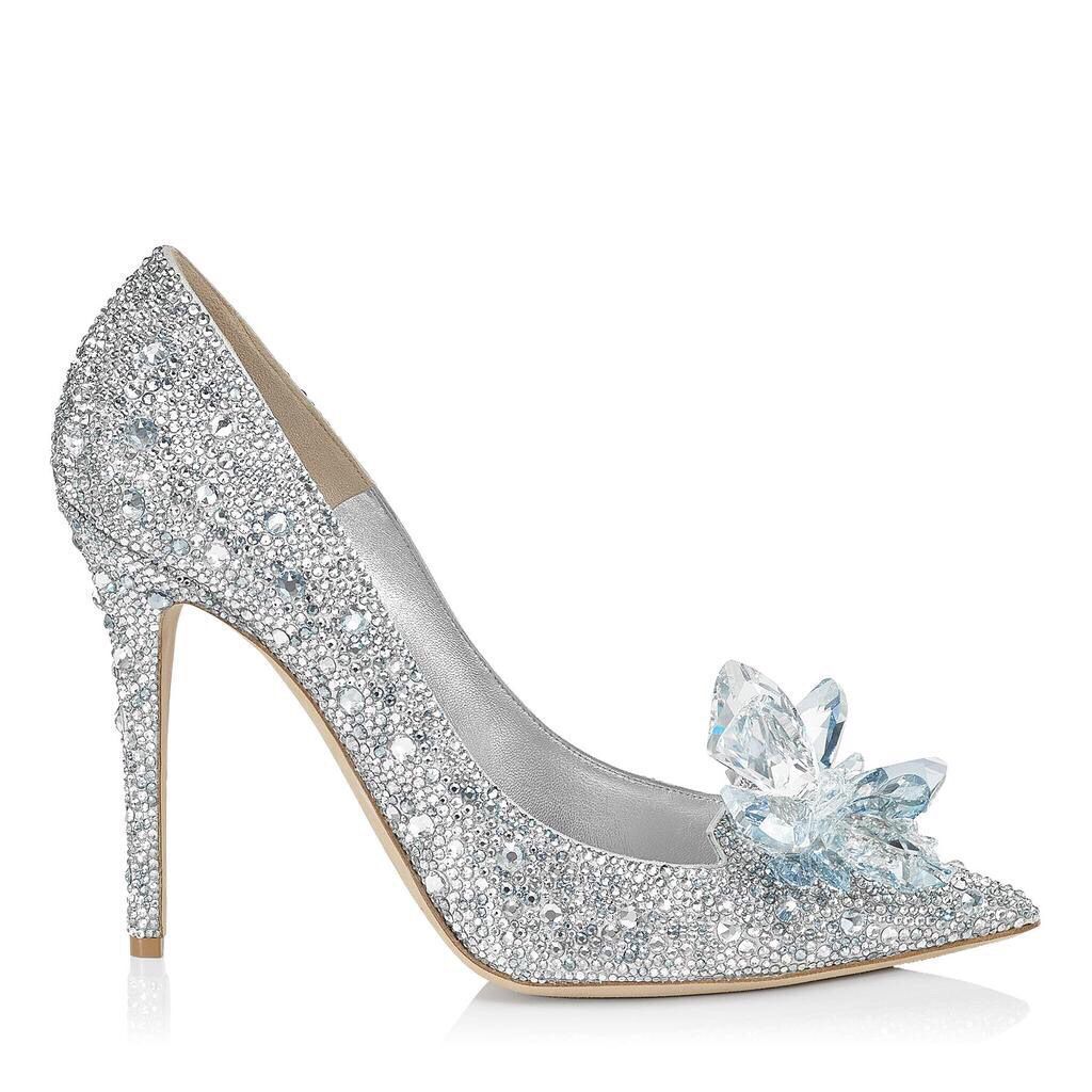 Women's Fashion Casual Pointed Toe Rhinestone High Heels - Image 2