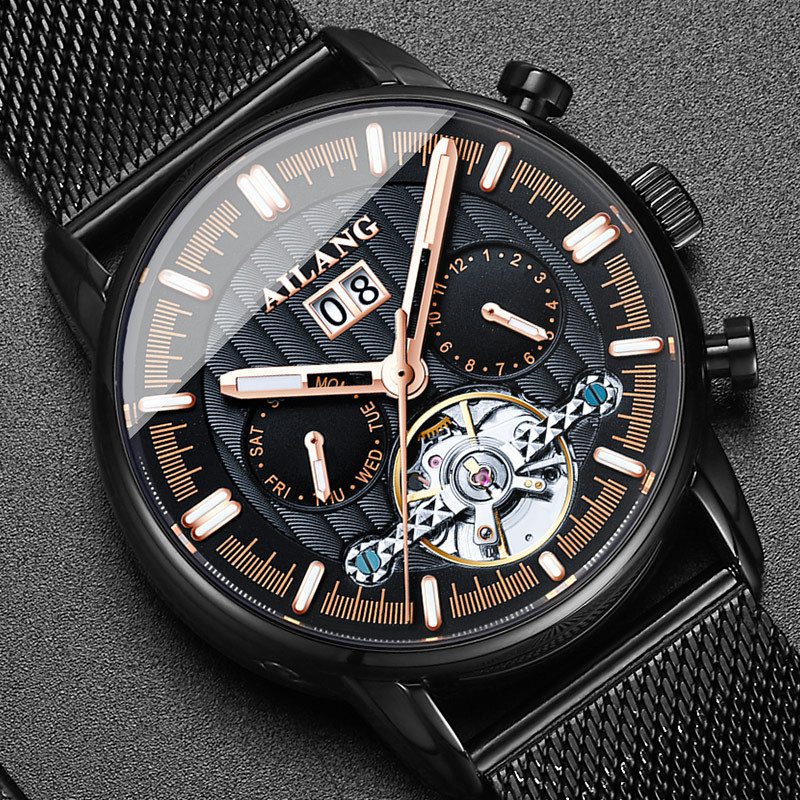 Tourbillon Multi-function Automatic Mechanical Men's Watch - Image 2