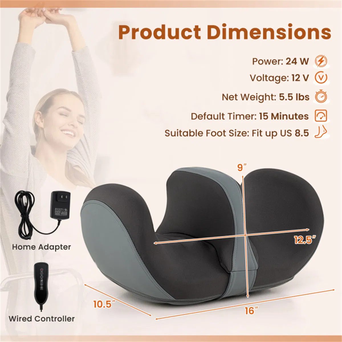 Foot massager with heating function - Image 3