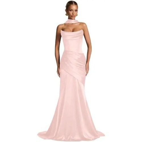 Tube-top, Figure-hugging Mermaid-style Elegant Gown - Image 6