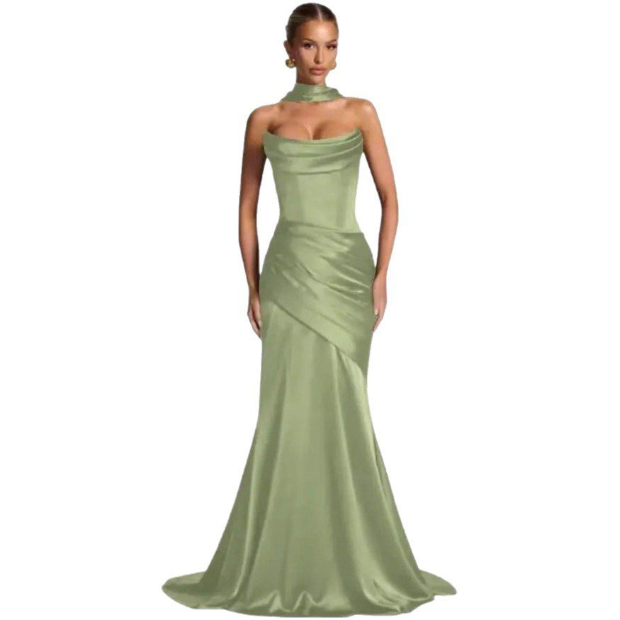 Tube-top, Figure-hugging Mermaid-style Elegant Gown - Image 5