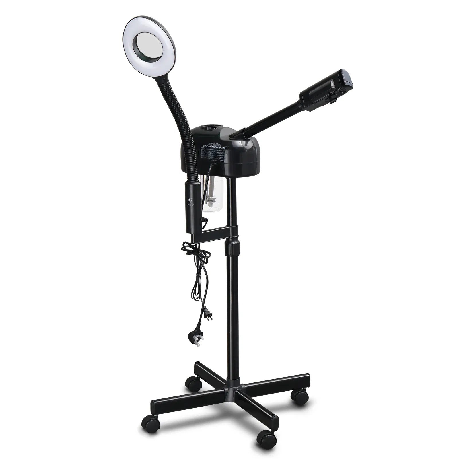 2 in 1 Facial Steamer with 3X Magnifying Lamp, Esthetician Steamer Professional Aromatherapy Humidifier Face Spa Mist Steam for Home Beauty Salon, Personal Skin Care Deep Cleaning - Image 4