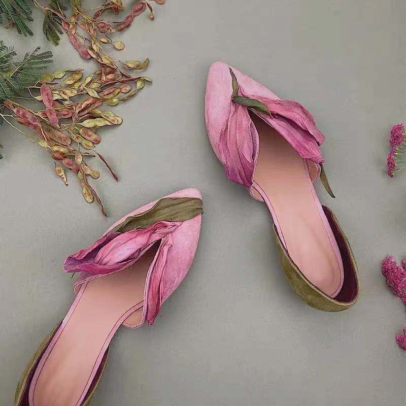 Niche Design Aesthetic Petal Flat Shoes - Image 7