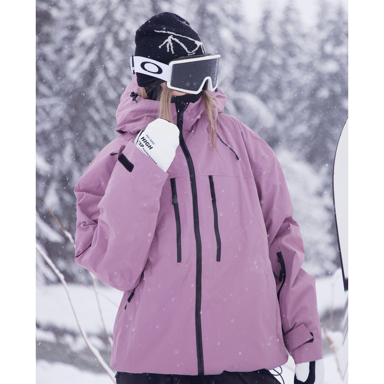 Waterproof And Moisture Permeable Full Pressure Glue Snowboard Clothing - Image 4