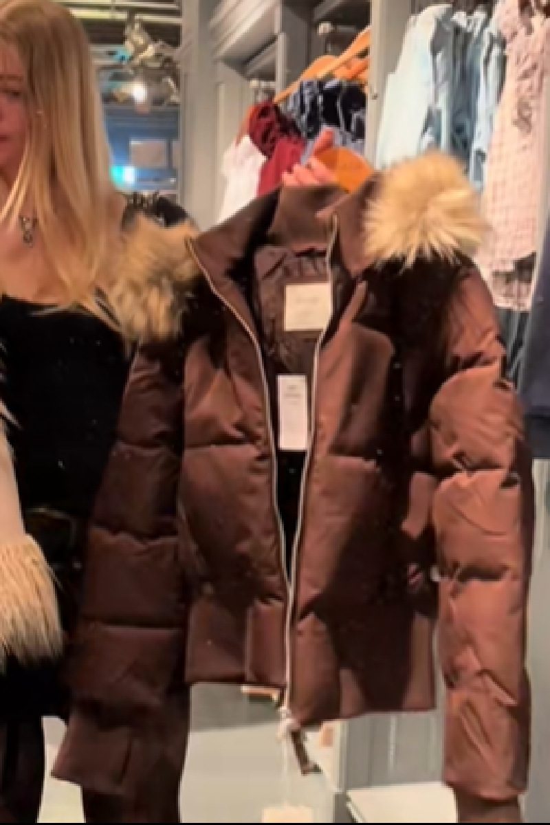 Casual Style Thermal Cotton-padded Coat - Image 9
