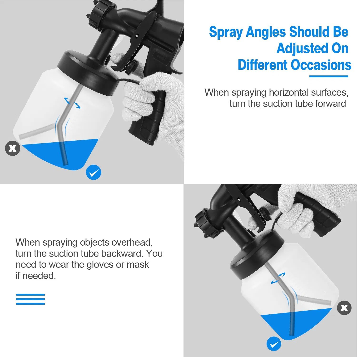 Paint Sprayer, Advanced System for Superior One-Coat Coverage, 3 Spray Patterns, Easy Cleanup, Ideal for Home and Furniture Painting - Image 4