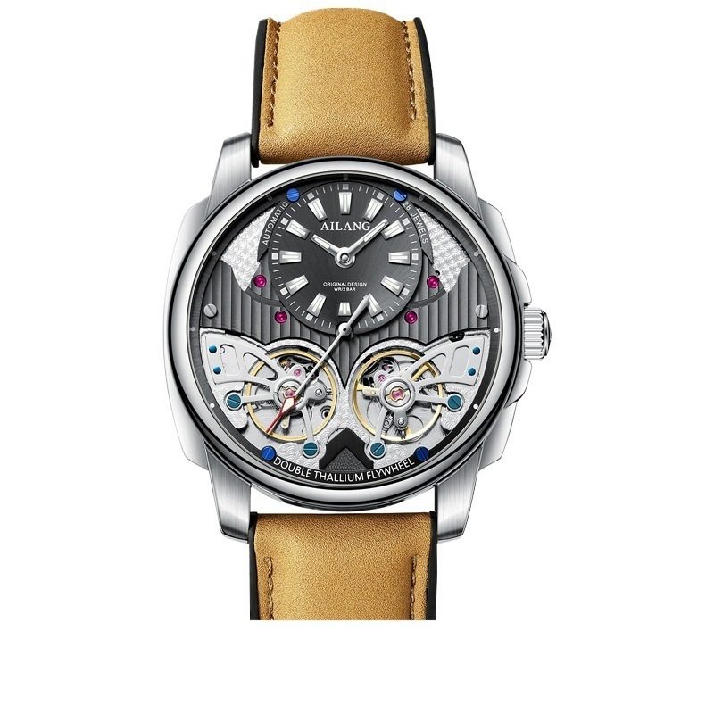 Automatic Mechanical Double Tourbillon Men's Watch - Image 2
