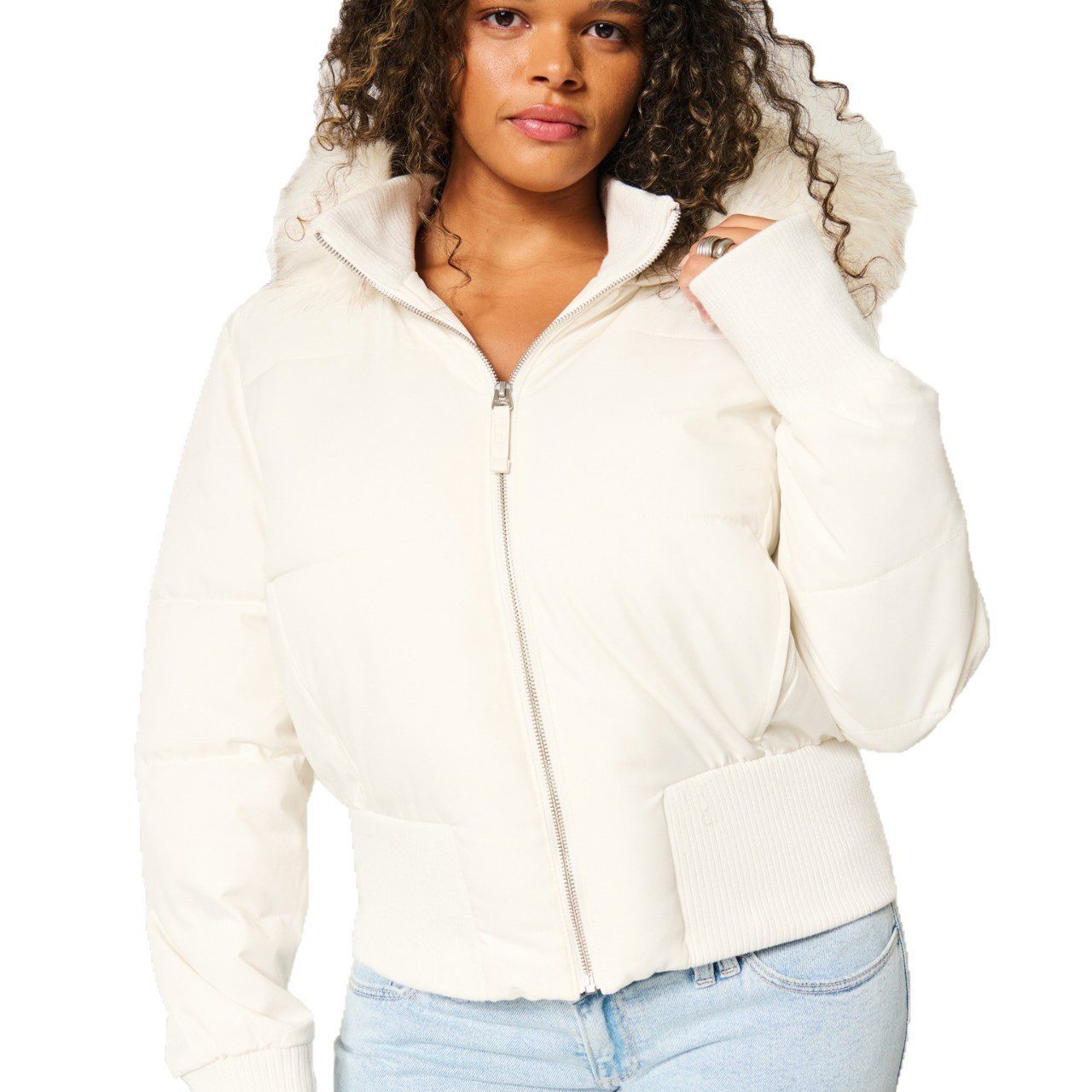 Casual Style Thermal Cotton-padded Coat - Image 5